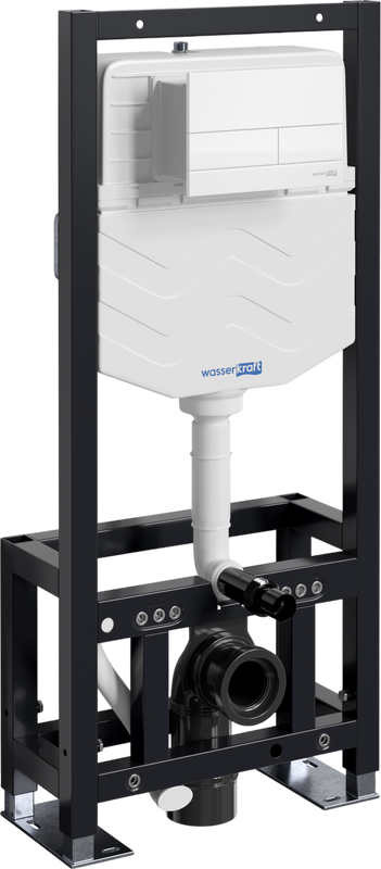 Система инсталляции для унитазов Wasserkraft Dill 61TLT.010.ME.WM04 с кнопкой смыва матовой белой