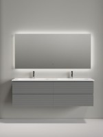 Мебель для ванной комнаты Sancos Folk 160 подвесная, ergraut soft, раковина CN7023