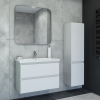 Тумба под раковину Caprigo Forte 80 подвесная, белая