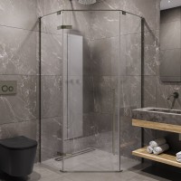 Душевой уголок Timo TTSSP-90/13C-8 90x90 см, профиль никель, стекло прозрачное