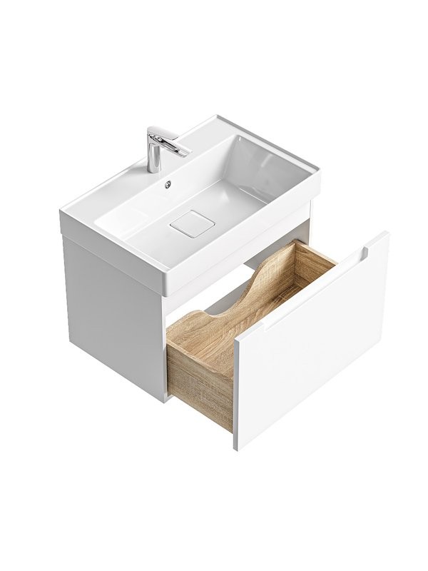 Тумба под раковину без столешницы Aqwella Vancouver 70 подвесная, белая