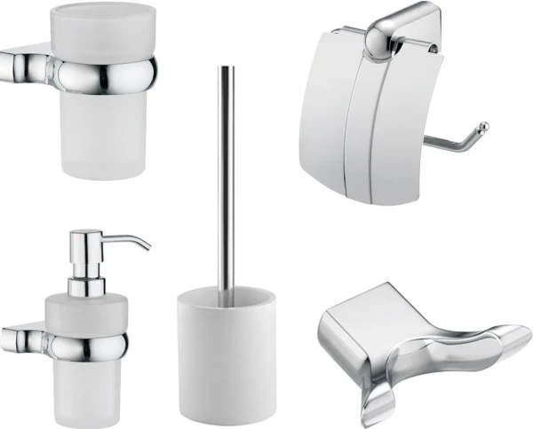 Набор Дозатор Wasserkraft Berkel + Стакан + Ершик + Держатель + Крючок