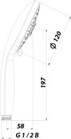 Душевая лейка Lemark LM0315C