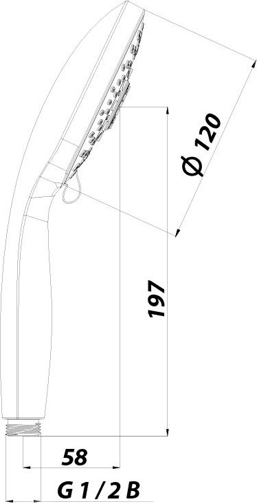 Душевая лейка Lemark LM0315C