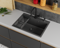 Мойка кухонная D&K DKS604506 графит