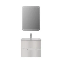Тумба с раковиной Cezares Duet 60 bianco lucido, раковина Cezares CZR-8073-60