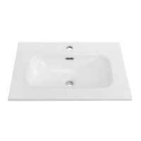 Тумба с раковиной Cezares Duet 60 bianco lucido, раковина Cezares CZR-8073-60