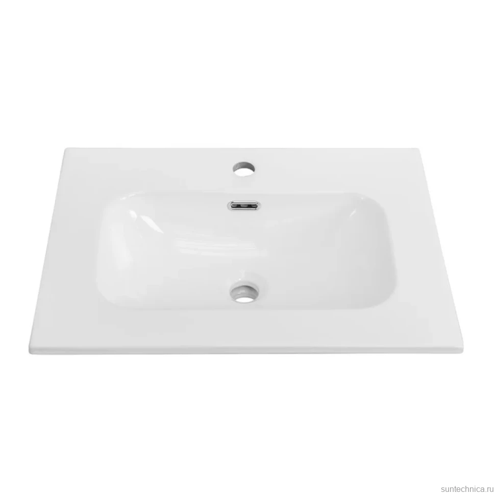 Тумба с раковиной Cezares Duet 60 bianco lucido, раковина Cezares CZR-8073-60