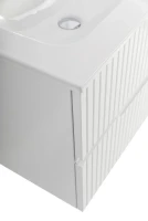 Тумба с раковиной Cezares Duet 60 bianco lucido, раковина Cezares CZR-8073-60
