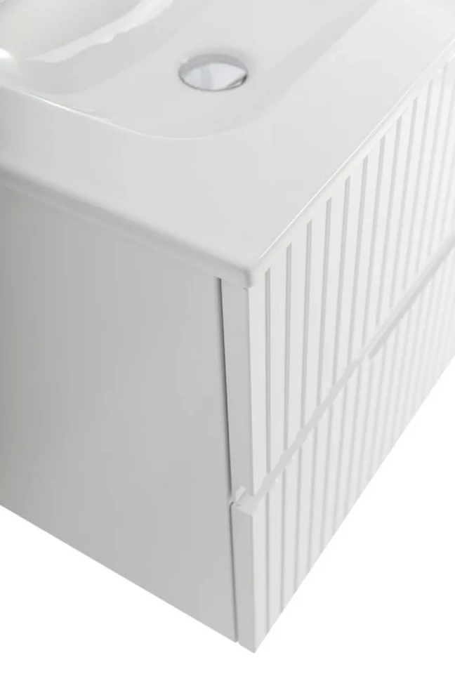 Тумба с раковиной Cezares Duet 60 bianco lucido, раковина Cezares CZR-8073-60
