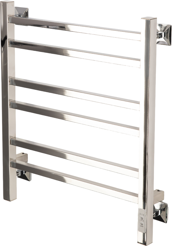 Полотенцесушитель электрический Comfysan Pioli-K EC-6 60x55 см, подключение справа, слева, хром, лесенка, из стали