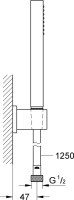 Душевой гарнитур Grohe Euphoria Cube Stick 27702000