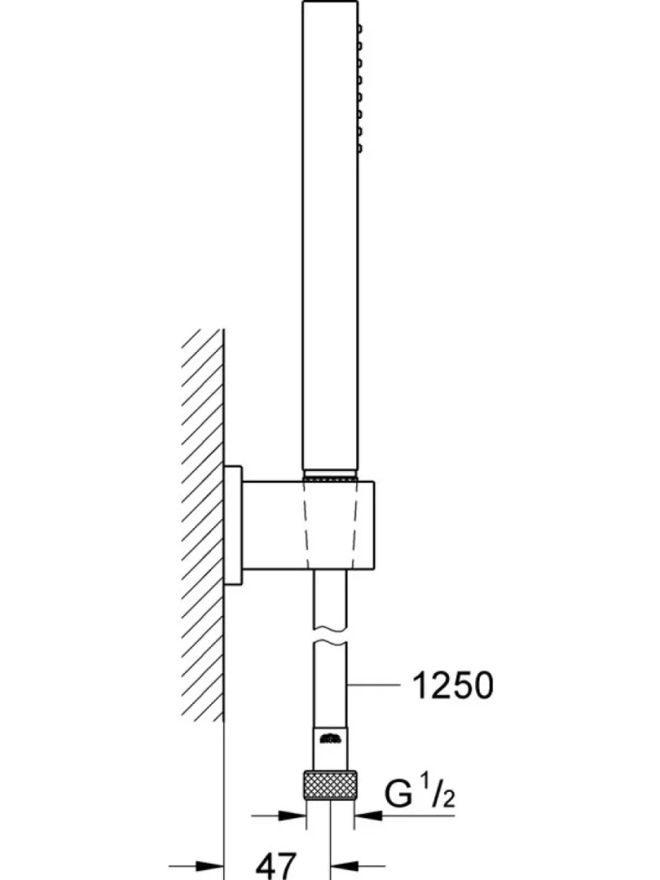 Душевой гарнитур Grohe Euphoria Cube Stick 27702000
