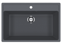 Мойка кухонная Ulgran U-600 343 антрацит + дозатор U-02 антрацит Мойка кухонная Ulgran U-600 343 антрацит + дозатор U-02 антрацит