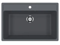 Мойка кухонная Ulgran U-600 343 антрацит + дозатор U-02 антрацит Мойка кухонная Ulgran U-600 343 антрацит + дозатор U-02 антрацит