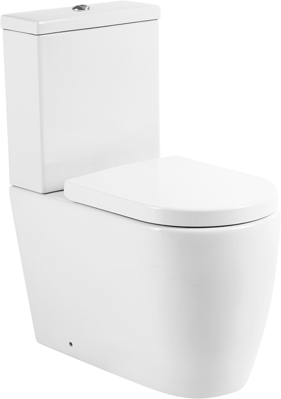 Унитаз-компакт напольный BelBagno Marino BB105CPR безободковый, крышка BB865SC с микролифтом, бачок BB105T