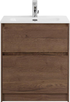 Мебель для ванной комнаты BelBagno Kraft 60 напольная, rovere tabacco, раковина BB600ETL