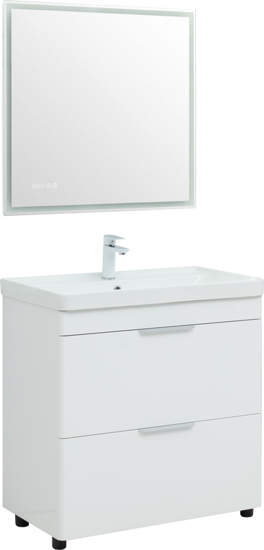 Мебель для ванной комнаты Aquanet Ирис new 70 напольная, 2 ящика