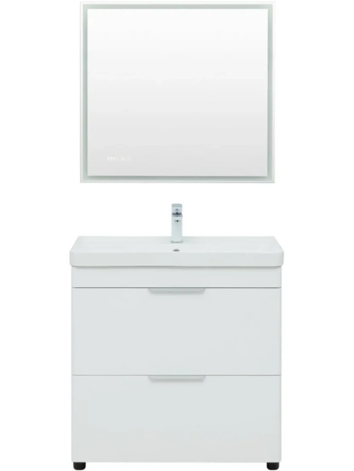 Мебель для ванной комнаты Aquanet Ирис new 70 напольная, 2 ящика