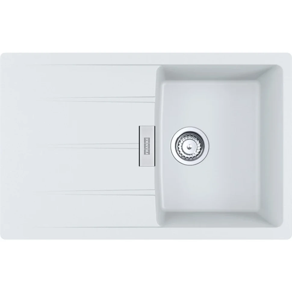Мойка кухонная Franke Maris Centro CNG 611/211-78 белая