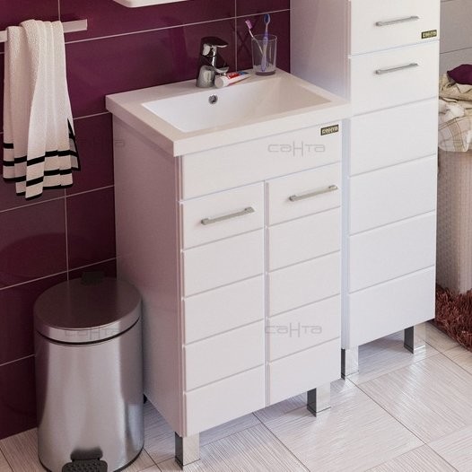 Тумба под раковину СаНта Омега 50 напольная