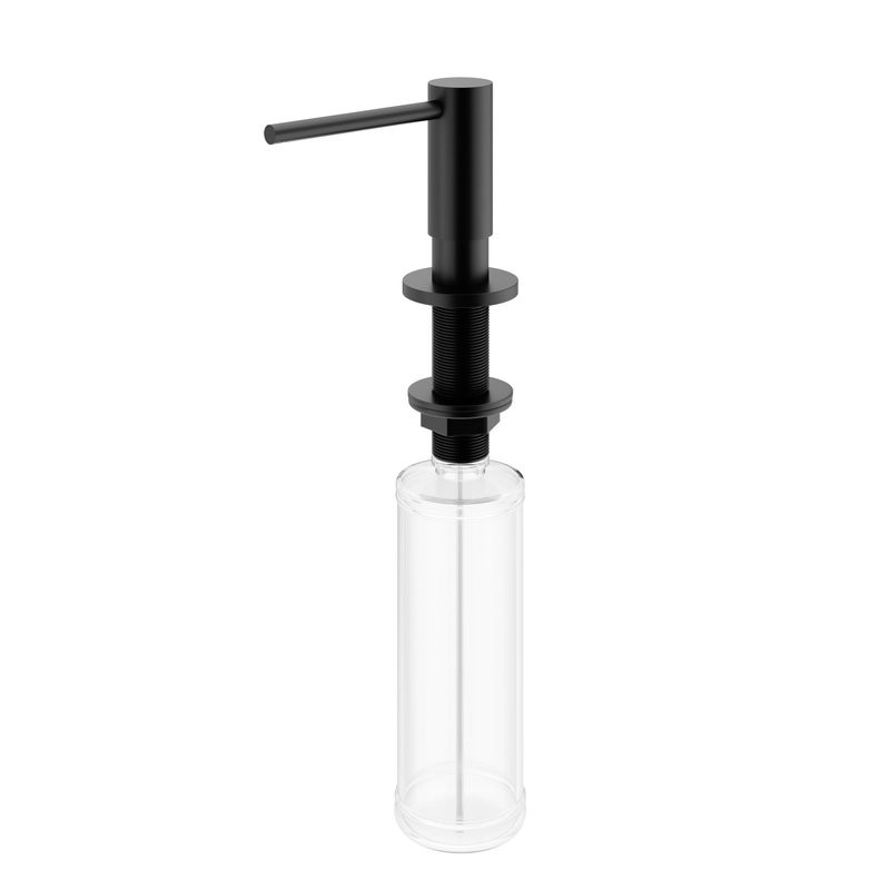 Диспенсер для кухонной мойки Sancos встраиваемый, 500 мл, черный матовый, SC40100MB