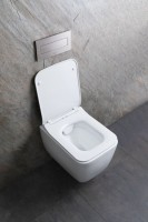 Унитаз подвесной Allen Brau Liberty 4.33007.21 безободковый, с микролифтом, матовый белый