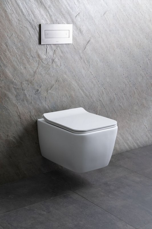 Унитаз подвесной Allen Brau Liberty 4.33007.21 безободковый, с микролифтом, матовый белый
