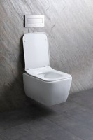 Унитаз подвесной Allen Brau Liberty 4.33007.21 безободковый, с микролифтом, матовый белый