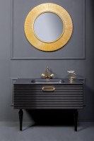 Тумба с раковиной Armadi Art Vallessi Avangarde Linea 80 черная