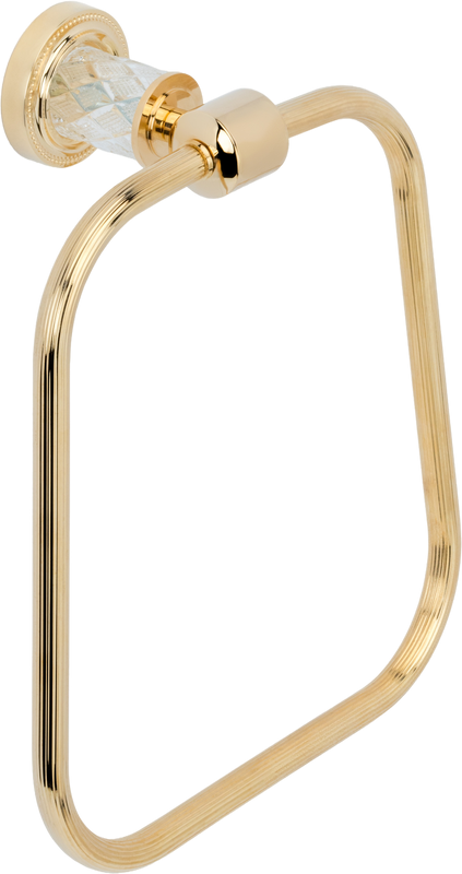 Полотенцедержатель Boheme Murano Cristal 10905-CRST-G золото