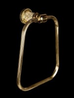 Полотенцедержатель Boheme Murano Cristal 10905-CRST-G золото