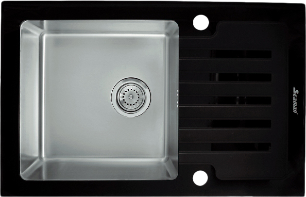Мойка кухонная Seaman Eco Glass SMG-780B