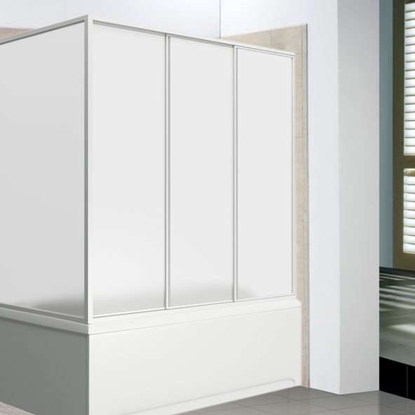 Шторка на ванну Bas Стайл , Мальдива, 3 ств., пластик