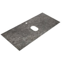 Тумба с раковиной BelBagno Kraft 100 подвесная, матовая бежевая, столешница kep-100-grn, раковина BB1304