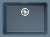 Комплект Мойка Omoikiri Okinoshima 61-U/I-SB smoky blue + Измельчитель Nagare 750