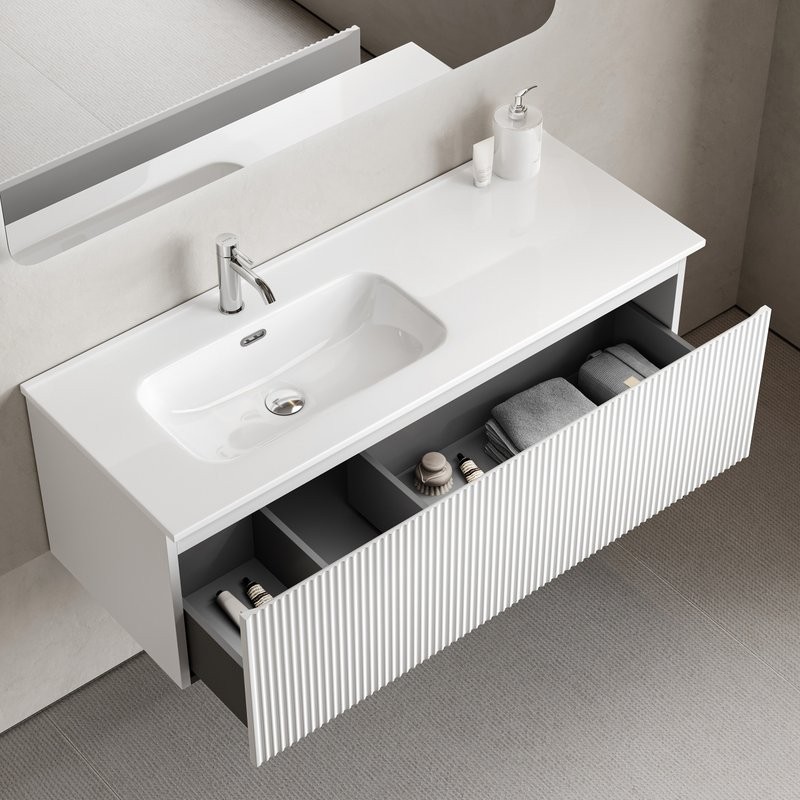 Тумба под раковину без столешницы Sancos Snob R 1.0 120 SNR1.0120LW bianco