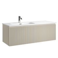 Тумба с раковиной Sancos Snob R 1.0 120, L beige soft