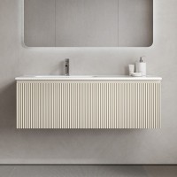 Тумба с раковиной Sancos Snob R 1.0 120, L beige soft