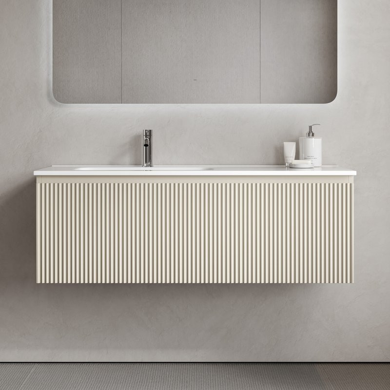 Тумба с раковиной Sancos Snob R 1.0 120, L beige soft