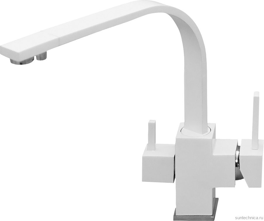 Смеситель для кухни Seaman Barcelone SSL-5390 snow glossy