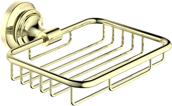 Мыльница AQUATEK Классик AQ4533PG полированное золото