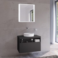 Мебель для ванной комнаты Keuco Stageline 32863 80 см, вулканит