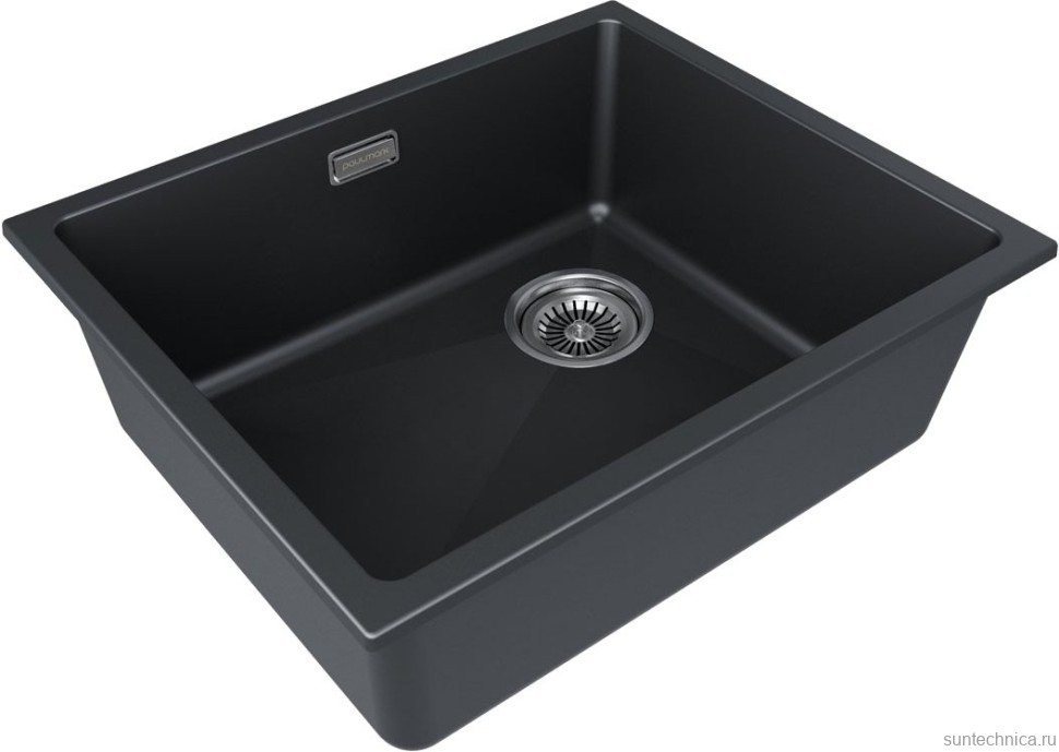 Комплект Мойка Paulmark Lumi LU55SK-AN антрацит + Измельчитель Intenso