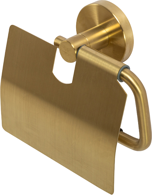 Держатель туалетной бумаги Cezares Relax PH-BORO брашированное золото