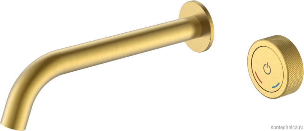 Смеситель для раковины Boheme Tech 158/2-MG С ВНУТРЕННЕЙ ЧАСТЬЮ, matt gold