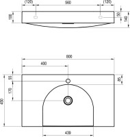 Тумба с раковиной Ravak Lite SD 80 дымчато-серая
