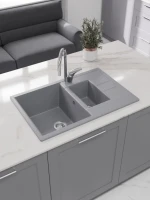 Мойка кухонная Domaci Болонья М-210-005 серая Мойка кухонная Domaci Болонья М-210-005 серая