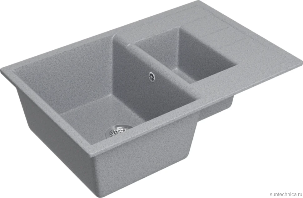 Мойка кухонная Domaci Болонья М-210-005 серая