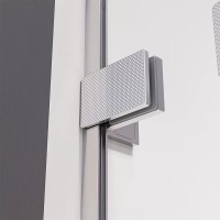 Душевой уголок Veconi Premium Alassio SP CH 130х100, профиль матовый хром, стекло прозрачное